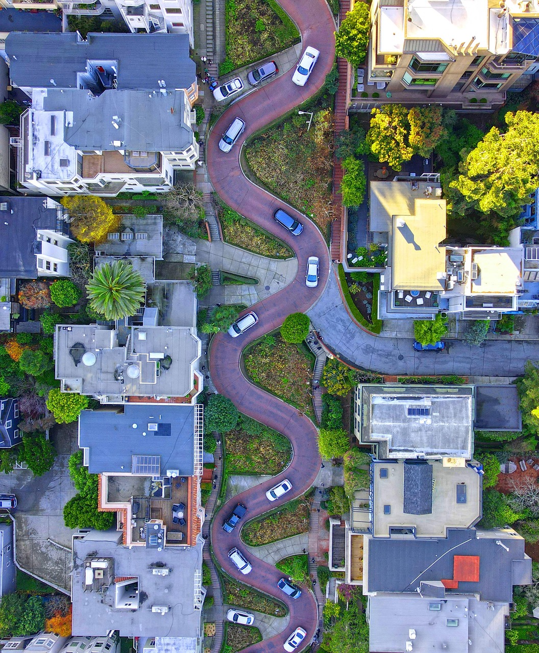 road, buildings, neighborhood, drone, california, lombard, neighborhood, neighborhood, neighborhood, neighborhood, neighborhood, drone, lombard
